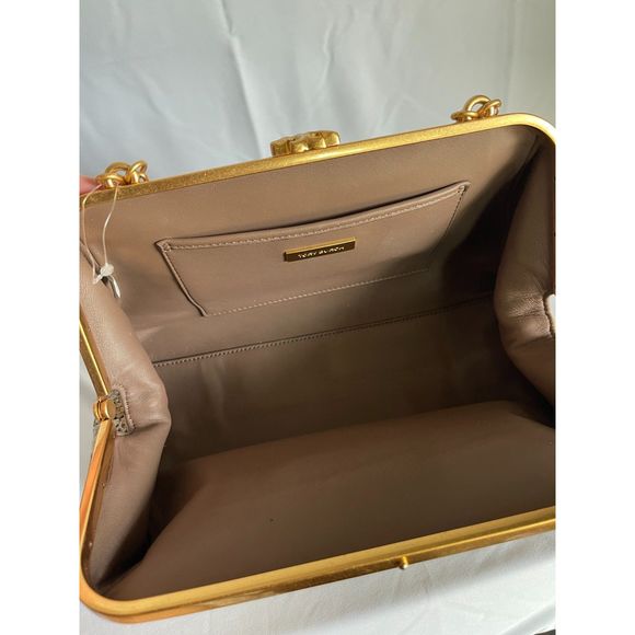 Tory Burch Python Print Chain Shoulder Bag - Picture 8 of 12